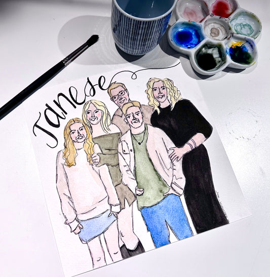 Custom Watercolor Painting