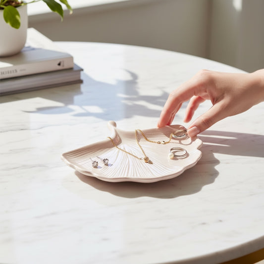 Ginkgo Leaf Trinket Tray