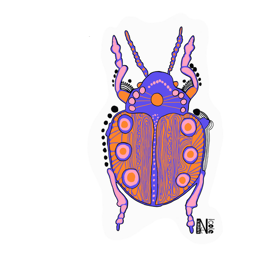 Pink & Orange Beetle