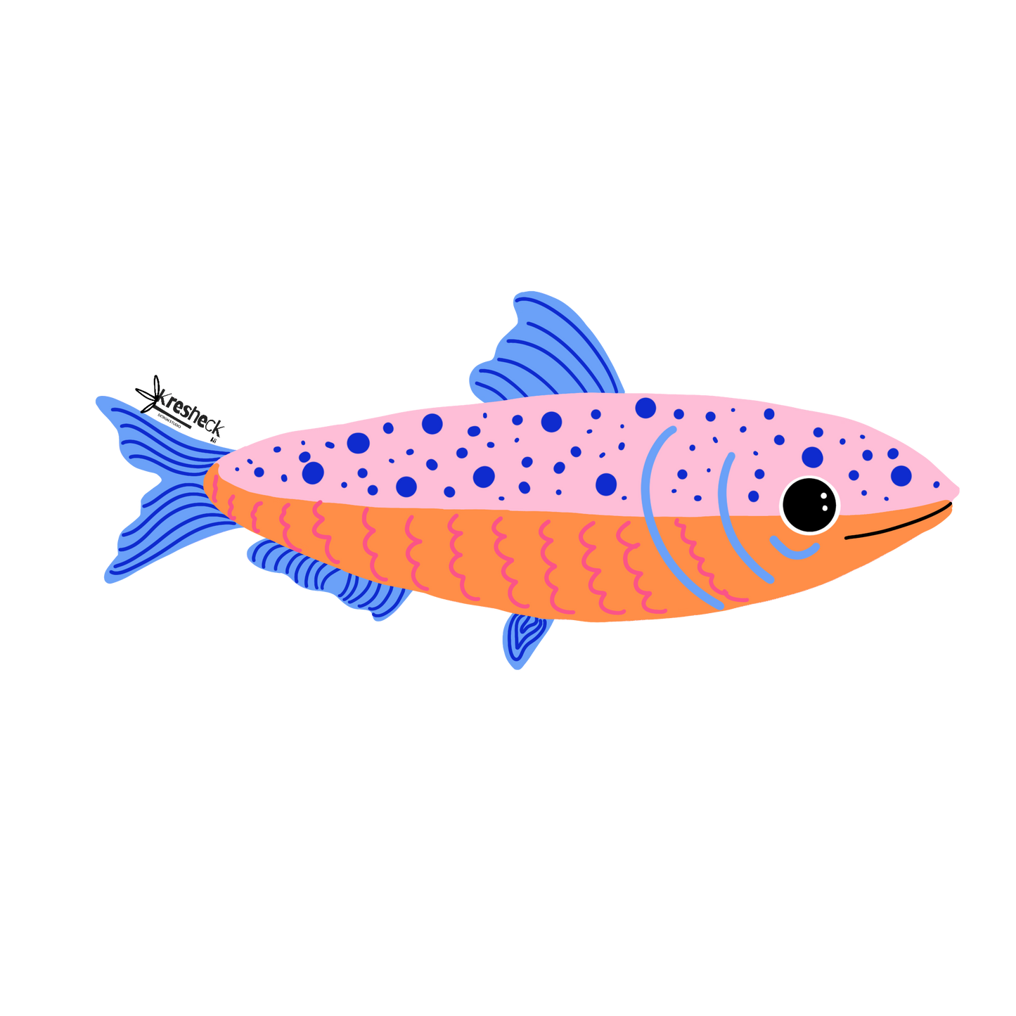 Pink & Orange Sardine